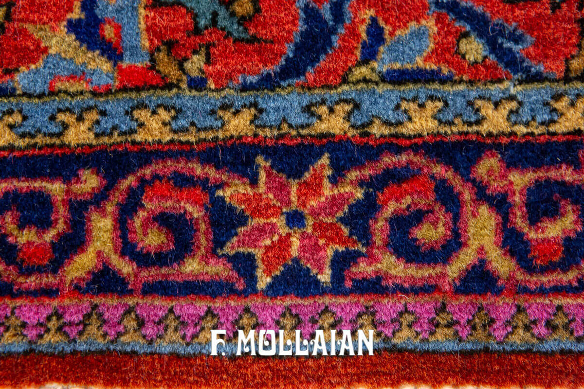 Small Square Kashan Manchester-Wool Rug n°:283204